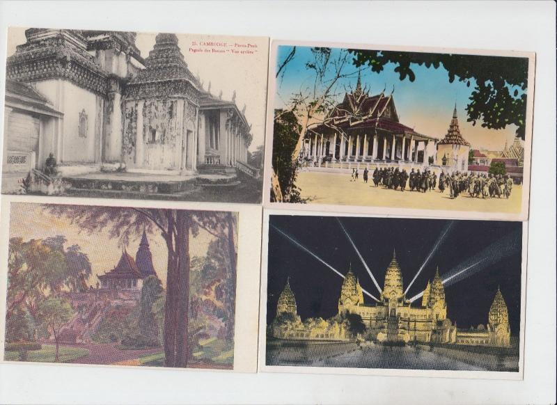 CAMBODIA CAMBODGE RUINS ANGKOR 70 CPA (mostly pre-1940)