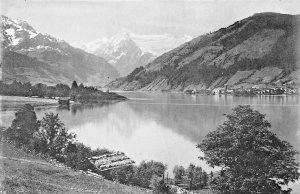 ZELL am SEE g d KITZSTEINHORN SALZBURG AUSTRIA~PANORAMA VIEW~PHOTO POSTCARD