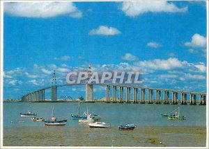 Modern Postcard Saint Nazaire Suspension Bridge