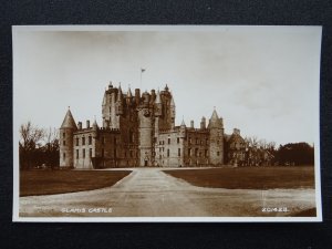 Scotland GLAMIS CASTLE c1930s RP Postcard by Valentine