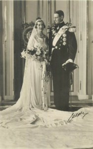Princess Ingrid of Sweden and Crown Prince Frederik of Denmark wedding 1935 