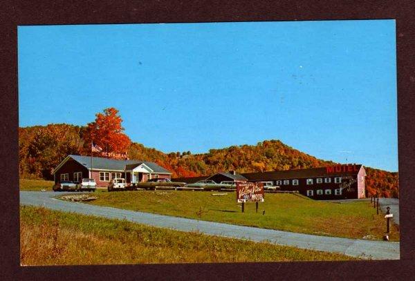 VT BARNARD Valley View Motel VERMONT Postcard PC