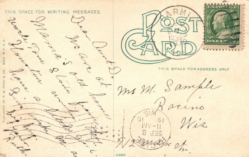 Vintage Postcard 1910 Supt. Office Cave Hill Cemetery Louisville Kentucky K.Y.