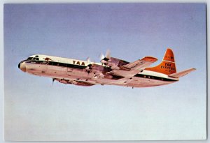 Airplane Postcard TAA Trans Australia Airlines Lockheed L-188A Electra BZ23