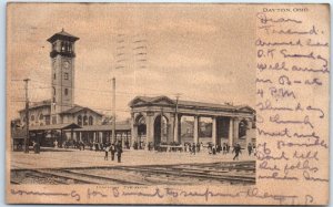 Postcard - Union Depot - Dayton, Ohio