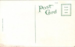 Postcard United States Post Office in Elkhart, Indiana