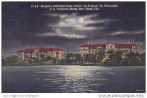 Florida Bay Pines Hospital Buildings From Across The Lagoon By Moonlight U S ...