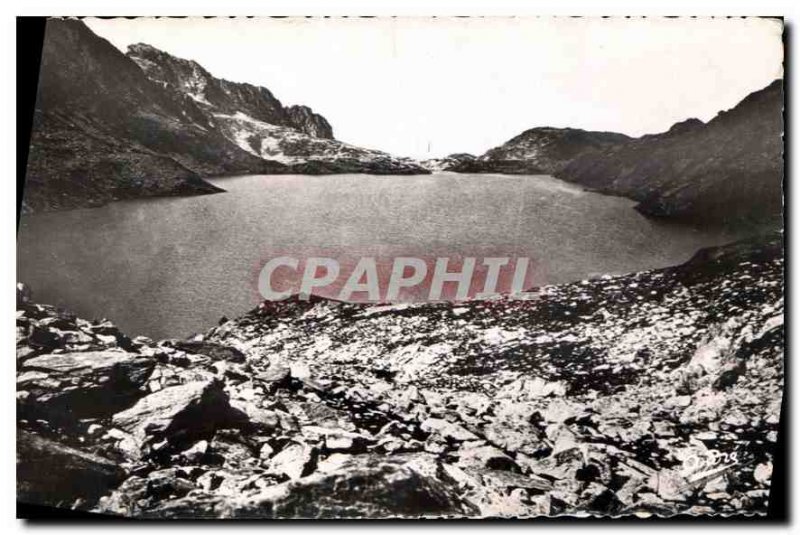 Old Postcard Massif des Sept Laux Allevard Surroundings Lake Cotepen