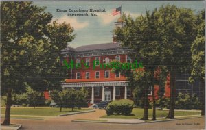 America Postcard - Virginia, Kings Daughters Hospital, Portsmouth RS35743