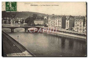 Old Postcard Epinal Carnot Pont A Flight Doiseau