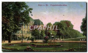 Old Postcard Bonn Poppelsdorf Allee Rh