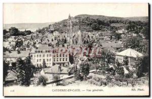 Old Postcard Caudebec-en-Caux General view