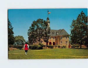 Postcard Colonial Capitol, Williamsburg, Virginia