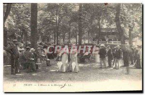 Old Postcard Vichy Music Time