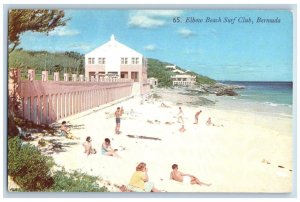 Bermuda Postcard Elbow Beach Surf Club Bathing Scene 1969 Vintage Posted