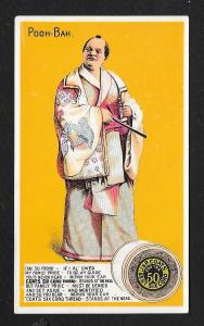 VICTORIAN TRADE CARD Coats' Thread Pooh-Bah Chinese