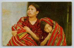 Mother Indian Chichacastenango Indian  Guatemala    Postcard