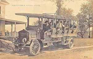 Northwood & Epsom NH Motorized Stage in 1915 RPPC Postcards