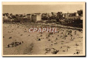 Old Postcard Vue Generale Dinard the Beach