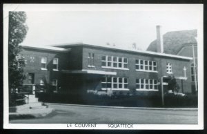 h3087 - SQUATTECK Quebec 1960 Convent. Real Photo Postcard