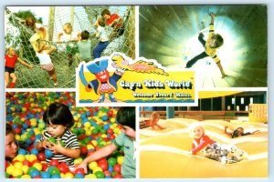 SEA WORLD, San Diego CA etc... CAP'N KIDS WORLD Play Area 1985 ~ 4x6 Postcard