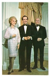 Richard, Pat Nixon, President Ford, Tussauds Wax Museum, St Petersburg, Florida