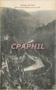 Old Postcard Gorges du Tarn Point Sublime (View Val)