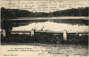 CPA Les Env. de SENLIS ERMENONVILLE - L'etang du desert (130688)