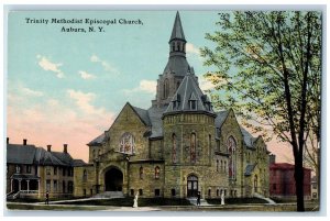 c1910's Trinity Methodist Episcopal Church Auburn New York NY Unposted Postcard