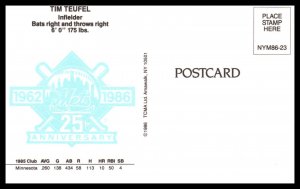 Tim Teufel,Infielder,New York Mets Baseball