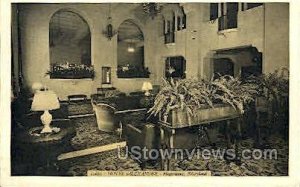 Lobby, Hotel Alexander in Hagerstown, Maryland