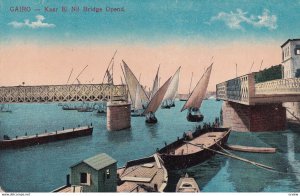 CAIRO, Egypt, 1900-1910s; Kasr El Nil Bridge Opend