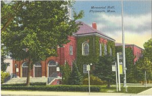 Memorial Hall Plymouth Massachusetts