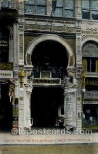 Keith's Theatre, Providence, R.I. USA