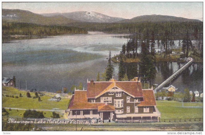 Scenic view, Shawingan Lake Hotel,near Victoria,B.C.,Canada,PU-1907