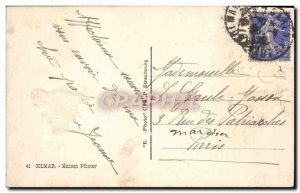 Old Postcard Colmar Pfister house