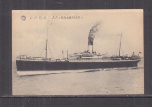 CANADA,  CPOS SS GRAMPIAN  ALLAN LINE, c1910 ppc., unused.