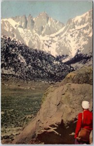 CA-California, Mount Whitney, King of The Sierra Nevada's Highest Peak Postcard