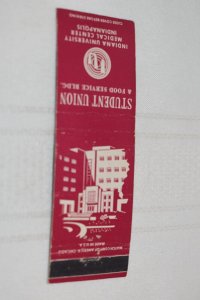 Student Union Indiana University Medical Center Indy 20 Strike Matchbook Cover