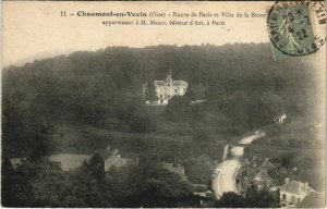 CPA CHAUMONT-en-VEXIN Route de Paris et Villa de la Bross appartenant (130850)