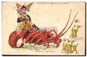 Nice - Nice Carnival of Remembrance - Lady Carneval - Old Postcard