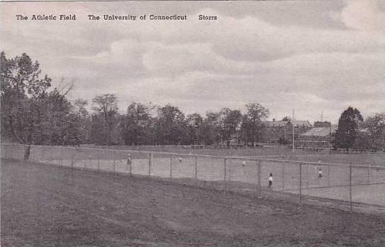 Connecticut Storrs The Athletic Field The University Of Connecticut Albertype