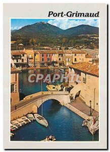 Modern Postcard Port Grimaud Var Cite lake MADE Etige Manera S and A