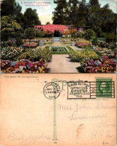 A Private Sunken Garden, Southern Calif. (14688