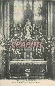 Old Postcard Issoudun Pilgrimage Shrine of Our Lady of the Sacred Heart