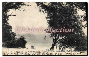 Postcard Old Noirmoutier Custody view the Bois de la Chaine