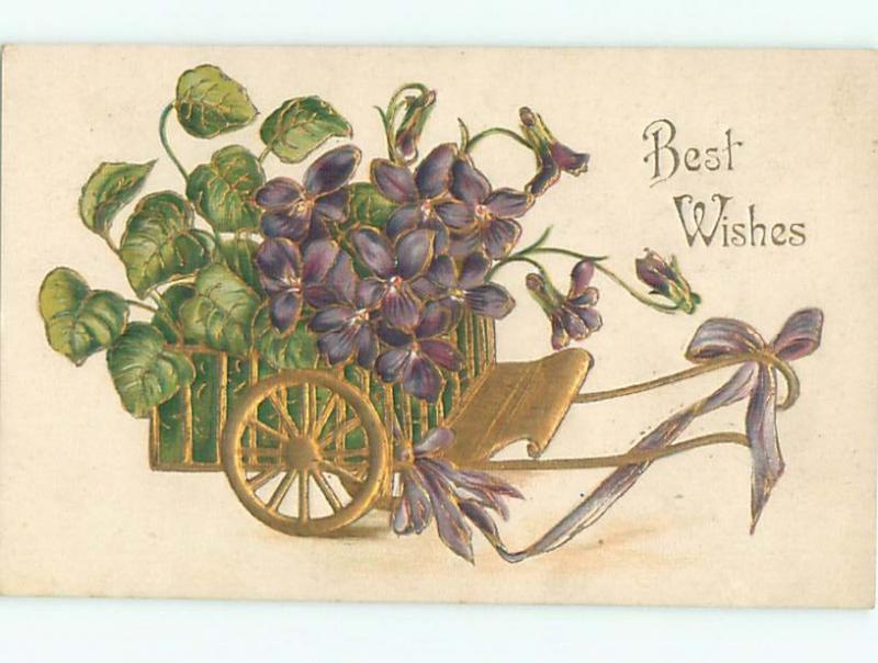 Divided-Back BEAUTIFUL FLOWERS SCENE Great Postcard AA2730