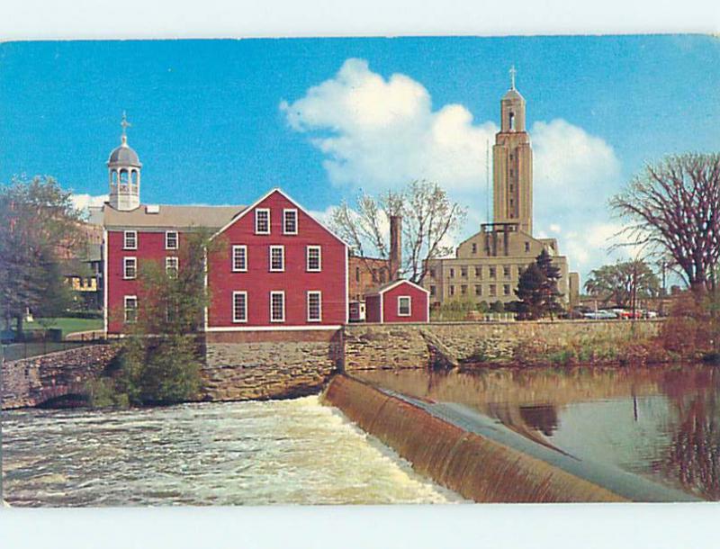 Unused Pre-1980 CITY HALL SCENE Pawtucket Rhode Island RI hs5709-12