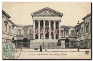 Old Postcard Montpellier Courthouse