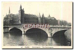 Old Postcard Paris Conciergerie